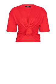 Ibana |  Top with knotted detail Termari | red | Picture 1