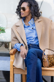 Ibana |  Woolen cape/jacket Coco | camel | Picture 2