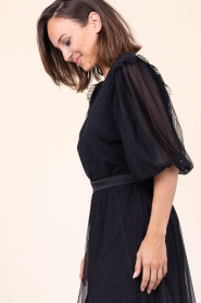 Dante6 |  Transparent Sleeve T-Shirt Annissa | black | Picture 7