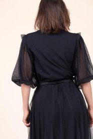 Dante6 |  Transparent Sleeve T-Shirt Annissa | black | Picture 8