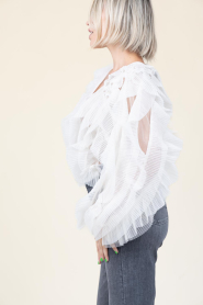 Dante6 |  Tulle mesh top Phoram | natural | Picture 7