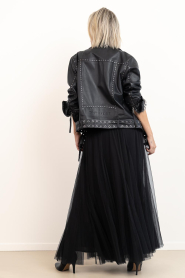 Dante6 |  Tulle maxi skirt Taryn | black | Picture 7
