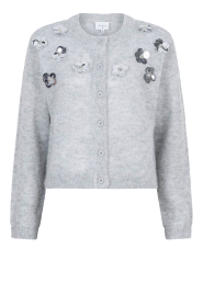 Dante6 |  Alpaca cardigan with sequins Fawn | grey | Picture 1