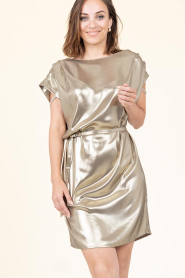 Dante6 |  Metallic mini dress Grayson | metallic | Picture 5