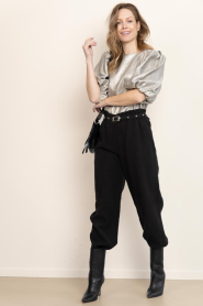 Dante6 |  Paperbag pants Tyler | black | Picture 3