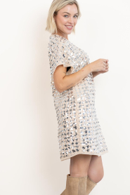 Dante6 |  Mini dress with sequins Badler | silver | Picture 8