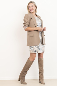Dante6 |  Mini dress with sequins Badler | silver | Picture 3