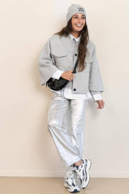 Dante6 |  Faux metallic pants Cheri | metallic | Picture 2