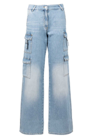 IRO |  Mid waist cargo jeans Uros | blue | Picture 1