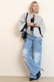 IRO |  Mid waist cargo jeans Uros | blue | Picture 2