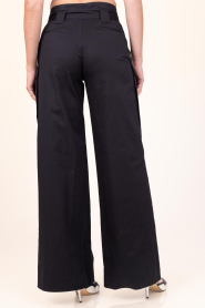 IRO |  High waist wide leg pants Melania | black | Picture 6