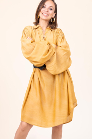 Mes Demoiselles |  Mini dress Felicia | yellow | Picture 4