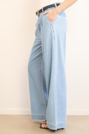 7 For All Mankind |  Pleated wide leg jeans Hana lg34 | blue | Picture 6