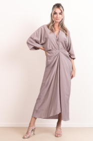 Co'Couture |  Maxi dress Hera | beige | Picture 2