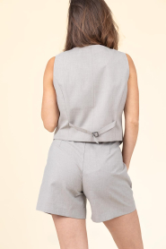 Co'Couture |  Asymetrical waistcoat Vida | beige | Picture 8