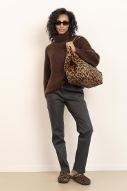 Scholl |  Clogs with fur Fae | Animal print  | Picture 2