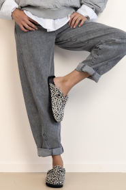 Scholl |  Clogs with fur Fae | animal print  | Picture 3