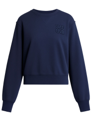 Bad Habits |  Soft sweater with logo Elsa | blue | Picture 1