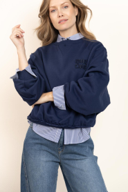 Bad Habits |  Soft sweater with logo Elsa | blue | Picture 2