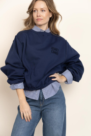 Bad Habits |  Soft sweater with logo Elsa | blue | Picture 4