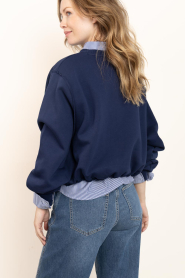 Bad Habits |  Soft sweater with logo Elsa | blue | Picture 9