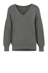 Bad Habits |  Soft merino wool sweater Jimena | grey | Picture 1