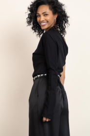 Bad Habits |  One-shoulder top Mahiro | black | Picture 7