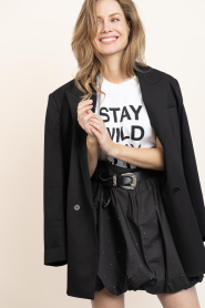 Bad Habits |  T-shirt with print Amapola | white | Picture 2