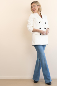 Bad Habits |  Double breasted blazer Alba | natural | Picture 3