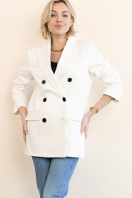 Bad Habits |  Double breasted blazer Alba | natural | Picture 6