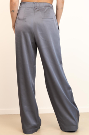 Bad Habits |  Satin wide leg pants Giulia | grey | Picture 6
