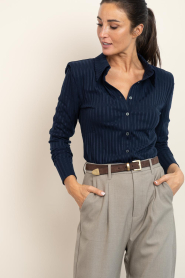 Bad Habits |  Suede belt Rosa | brown | Picture 5