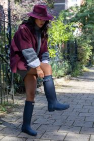 Hunter |  Boots with buckle Tall | dark blue | Picture 4