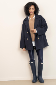 Hunter |  Boots with buckle Tall | dark blue | Picture 2