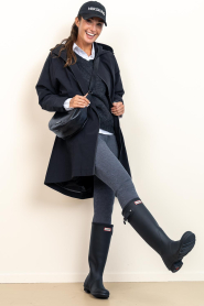 Hunter |  Boots with buckle Tall | black | Picture 4