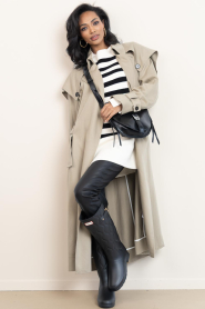 Hunter |  Quilted boots Refined Tall | black | Picture 3
