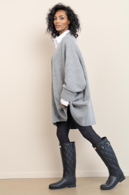 Hunter |  Quilted boots Refined Tall | black | Picture 4