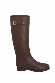 Hunter |  Quilted boots Refined Tall | brown