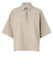 Second Female |  Stretch top Ficarias | beige | Picture 1