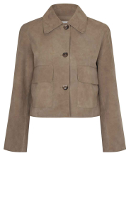 Second Female |  Suede jacket Noomi | camel | Picture 1