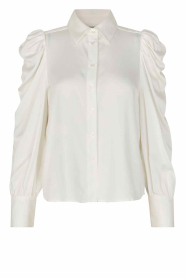 Second Female |  Blouse with puffed sleeves Samanta | white | Picture 1