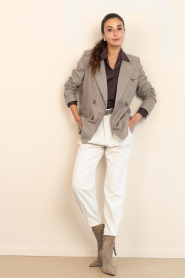 Second Female |  Blouse with puffed sleeves Samanta | brown | Picture 3