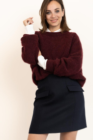 Herskind |  Skirt with decorative pockets Benjamin | dark blue | Picture 4