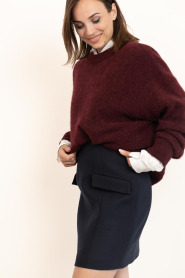 Herskind |  Skirt with decorative pockets Benjamin | dark blue | Picture 5