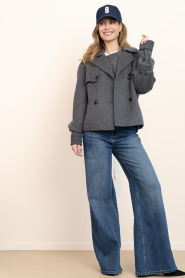 Janice |  High waist wide leg jeans Mason | blue | Picture 2