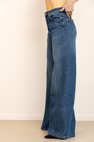 Janice |  High waist wide leg jeans Mason | blue | Picture 7