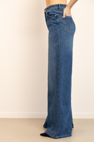 Janice |  High waist wide leg jeans Mason | blue | Picture 8