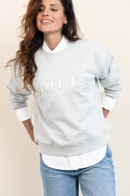 Janice |  Sweater with logo Andy | grey | Picture 2