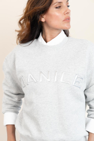 Janice |  Sweater with logo Andy | grey | Picture 8