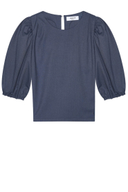 Janice |  Top with puffed sleeves Zayn | blue